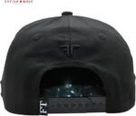 Cap – Animal Embroidered Design – Black