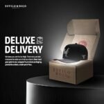 Baseball Cap Rooster Embroidered Design - Black