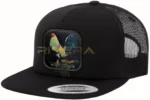 Gallo Fino Grey Hat Rooster Hat Black, La Mayiza JGL Gorra Gallos Finos, Gallero