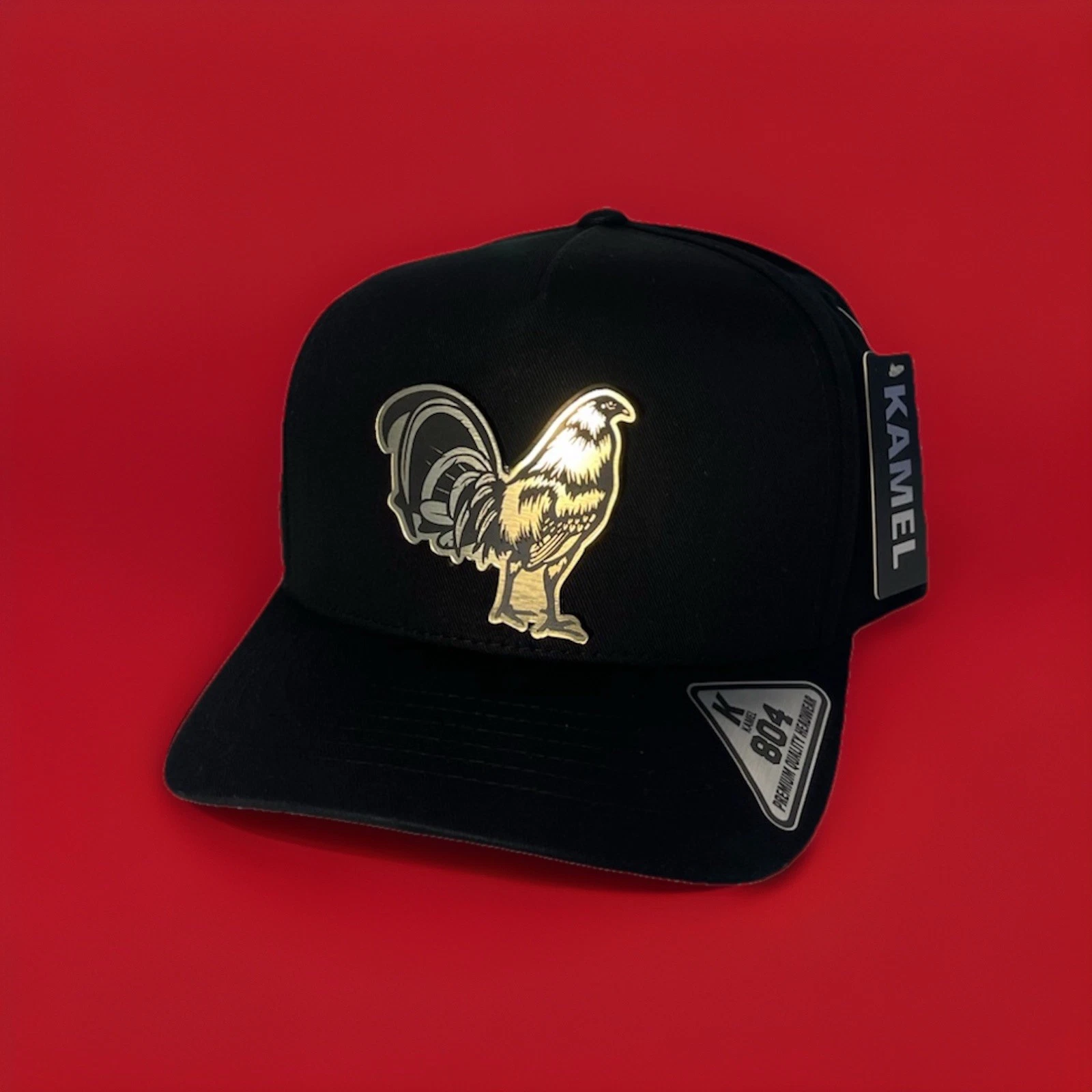 s-l1600 (13) Gorra De Gallo Fino Snapback Hat Estilo Belico Vaquero Rooster Black Cap