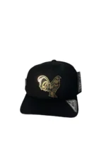 Gorra De Gallo Fino Snapback Hat Estilo Belico Vaquero Rooster Black Cap