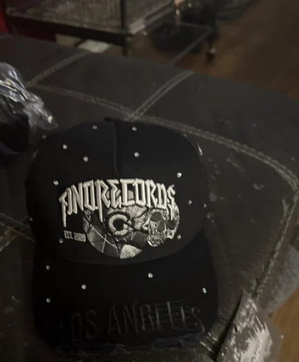 GALLO FINO "F THE HYPE" FINO RECORDS SNAPBACK HAT GFFRECORDS BLK