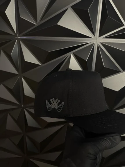 Gorra De Gallo Fino Placa Acrilica Negra Black Rooster Snapback Hat Black Cap