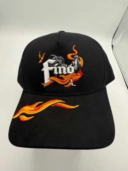 GALLO FINO BLACK SNAPBACK HAT FINOFLAMES BLK