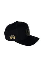 Gorra De Gallo Fino Placa Acrilica Dorada Gold Rooster Snapback Hat Black Cap