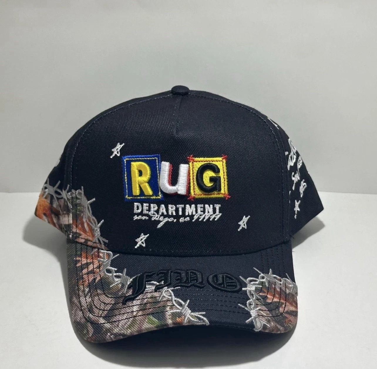 s-l1600 (56) Gallo Fino Hats X Faze Rug “Rug Departament” Exclusive Black SnapBack NWT G-5!!!