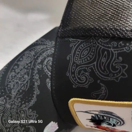 EL GALLO FINO HAT ROOSTER CAP /Gallo Giro Bordado B y N Vicera Negro.