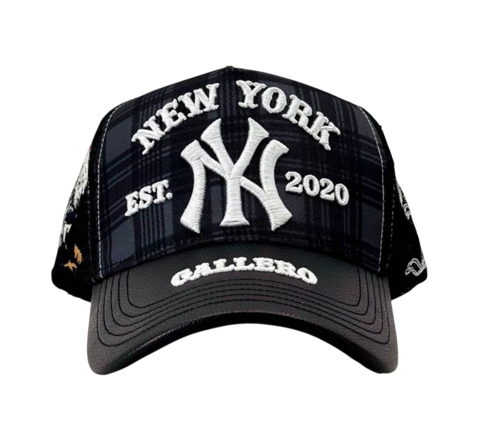 s-l1600 GALLO FINO NEW YORK GALLERO BLACK SNAPBACK HAT FULL SET GFNEWYK BLK