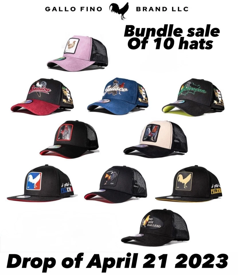 s-l960 (2) Gallo Fino Brand Hats Bundle Sale