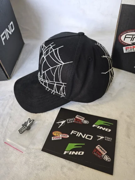 Gorra Gallo Fino NY Spider Black Snapback Con Sucaja Y Sertificado